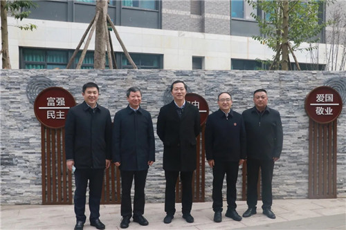 向赟副市长调研成外德阳校区