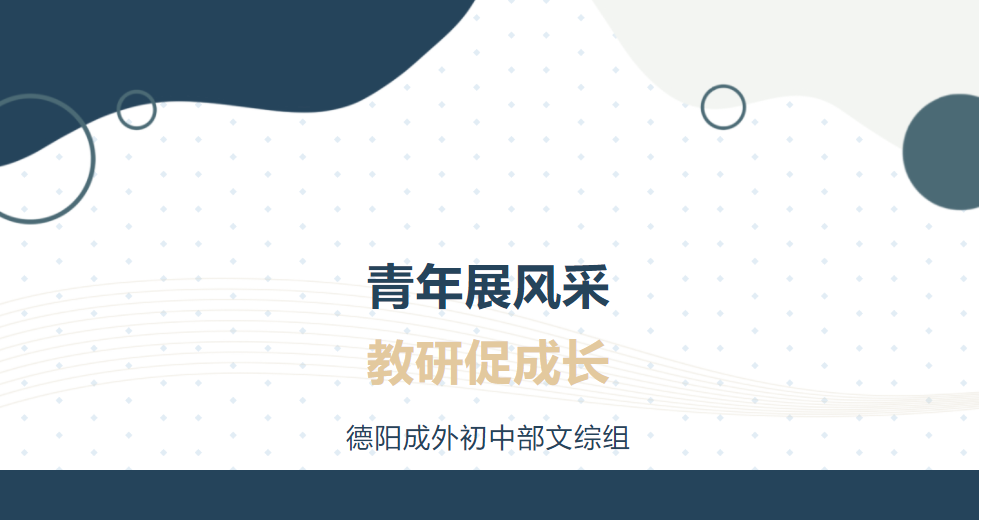 青年展风采，教研促成长