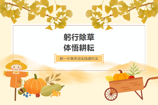 躬行除草，体悟耕耘 ——初一年级劳动实践课纪实